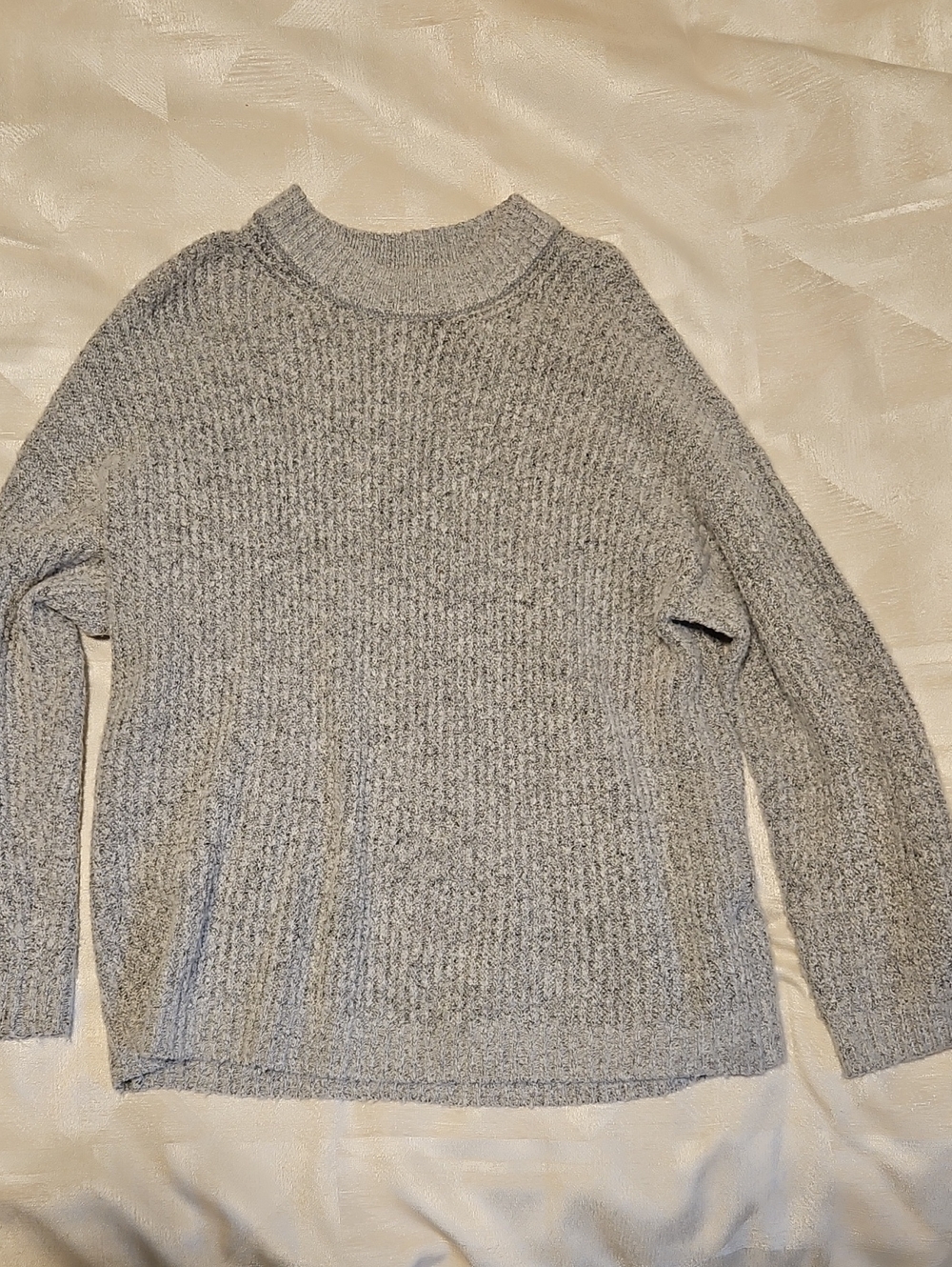 American Eagle Outfitters Heather Gray Crewneck Sweater